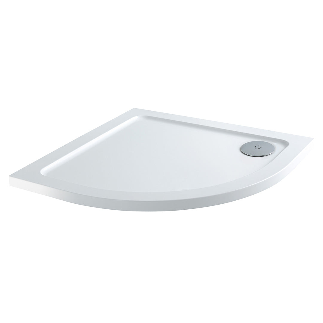 900x900mm Quad 30mm Shower Tray White
