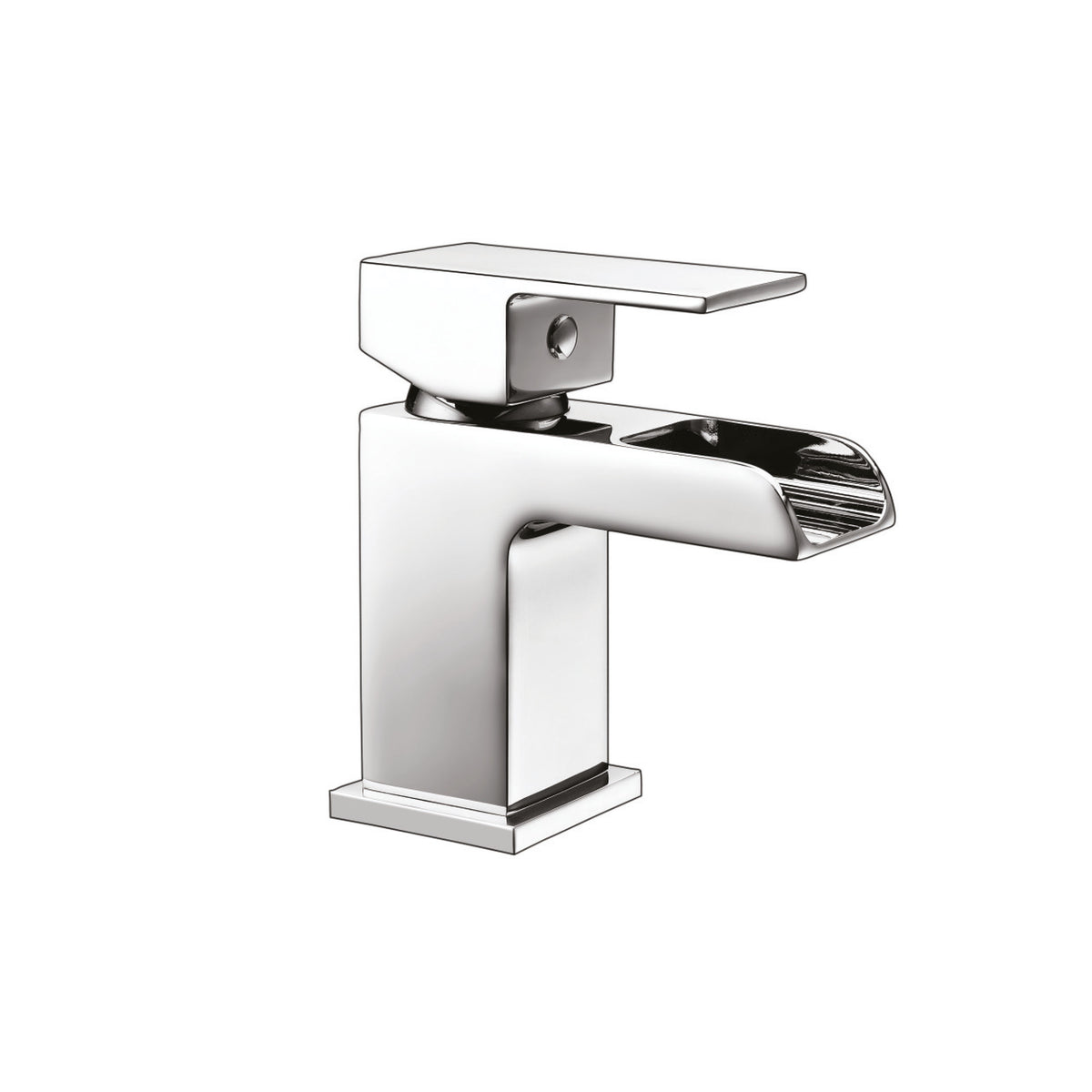 Mini Mono Basin Mixer with Push Waste