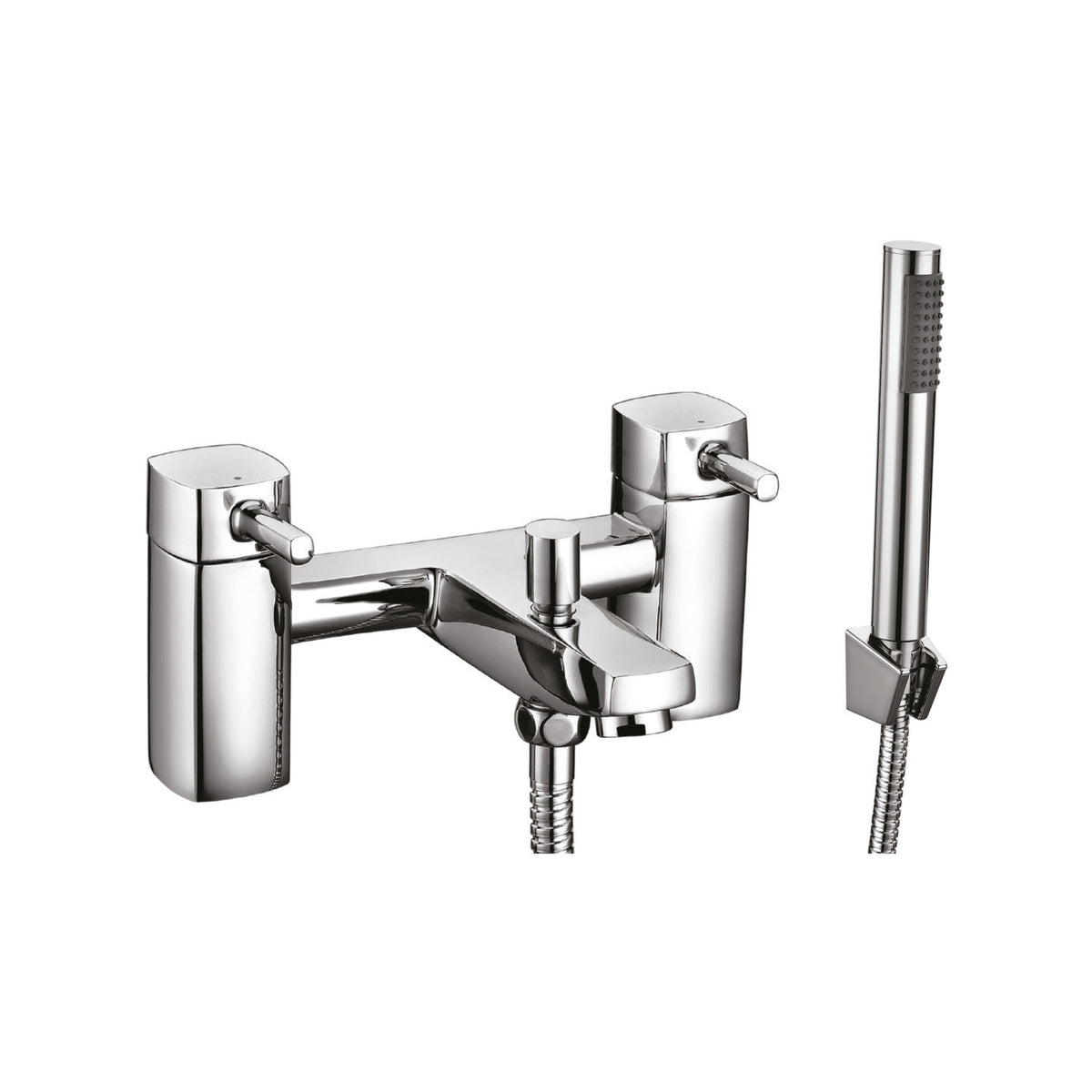Bath Shower Mixer with shower kit and wall bracket