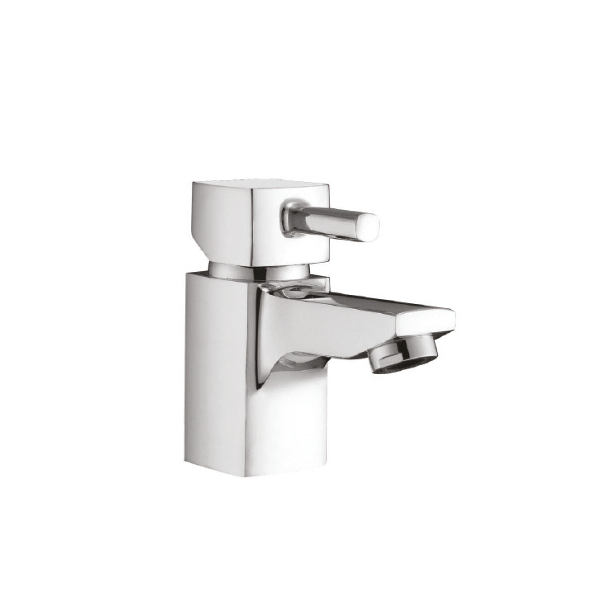 Mini Mono Basin Mixer with Push Waste
