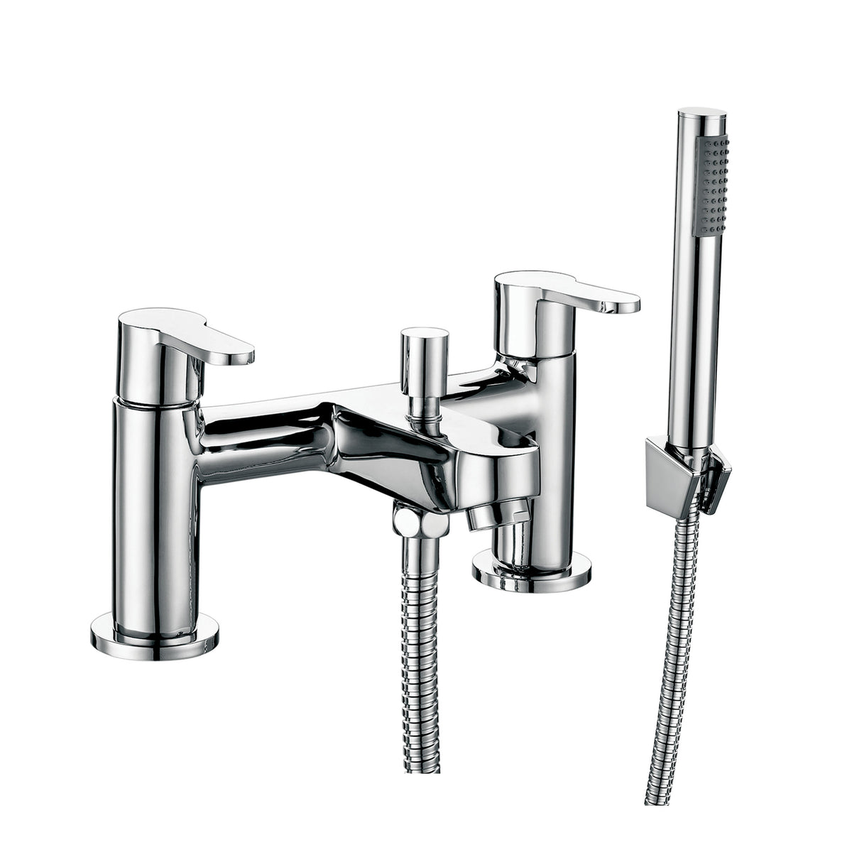 Bath Shower Mixer with shower kit and wall bracket