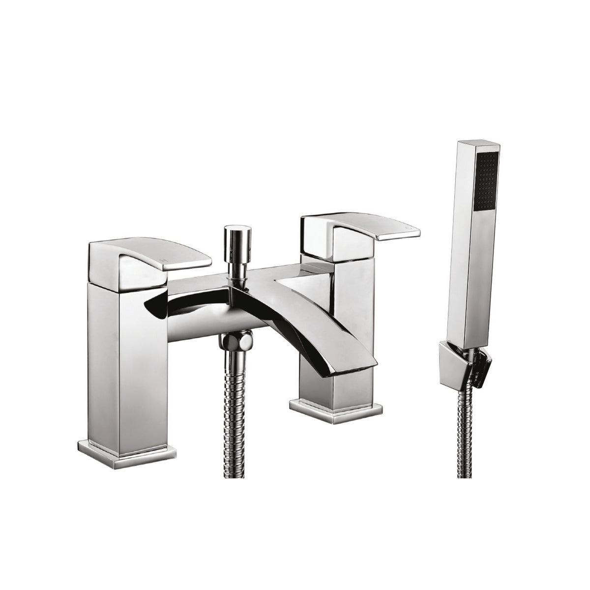 Bath Shower Mixer with shower kit and wall bracket