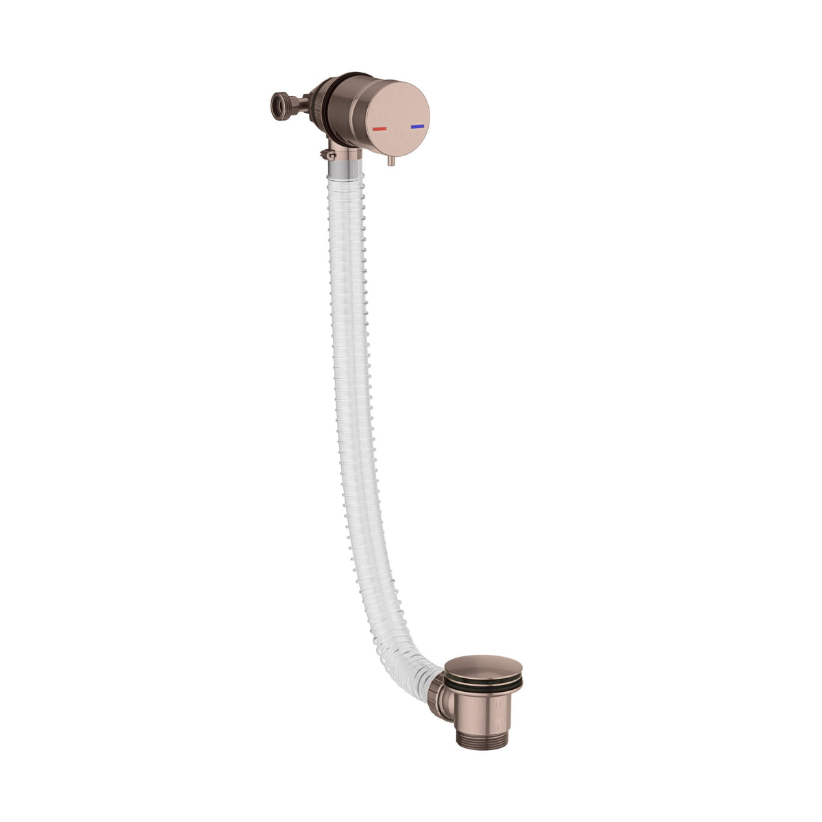 Bath Filler & Overflow Bath Waste Brushed BRONZE