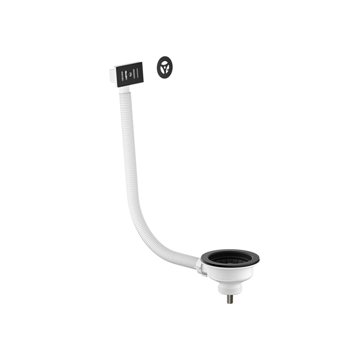 Kitchen Basin Waste Black