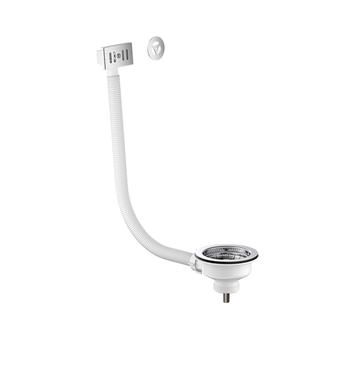 Kitchen Basin Waste Chrome