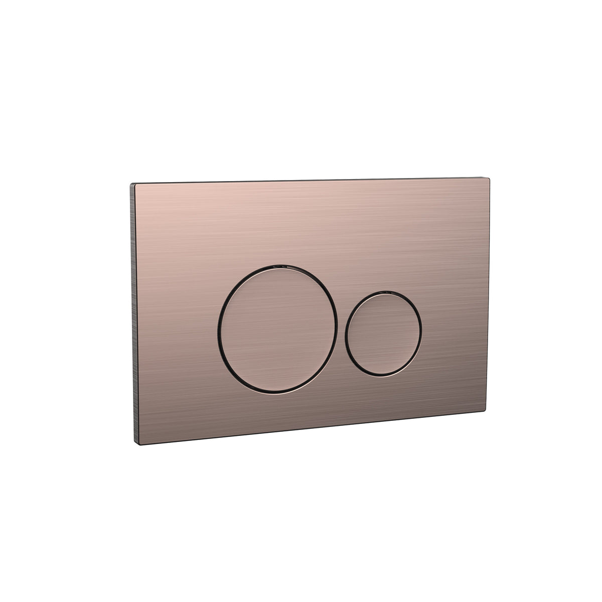 Round Button Brushed Bronze